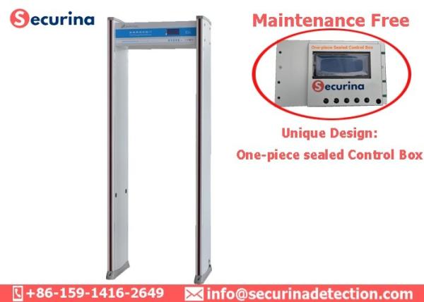 Entertainment Places Archway Metal Detector Doors Anti Interference Without