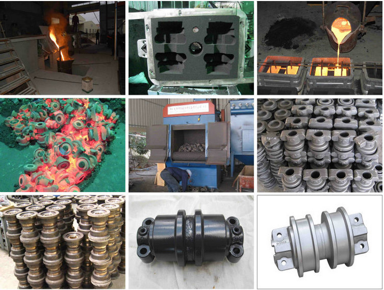 Ex200 Hitachi excavator carrier roller For Undercarriage System