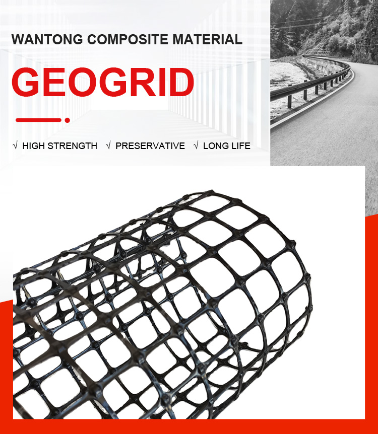 Chinese Design Style High Tensile Strength Fiberglass Geogrid for Road Construction