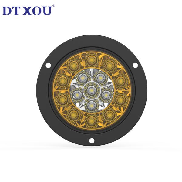 Dot/e-mark Approved 16 PCS Led Amber High Quality Direction Indicator Lamp Side Marker Light Trailer tail lights Lateral Waterpr