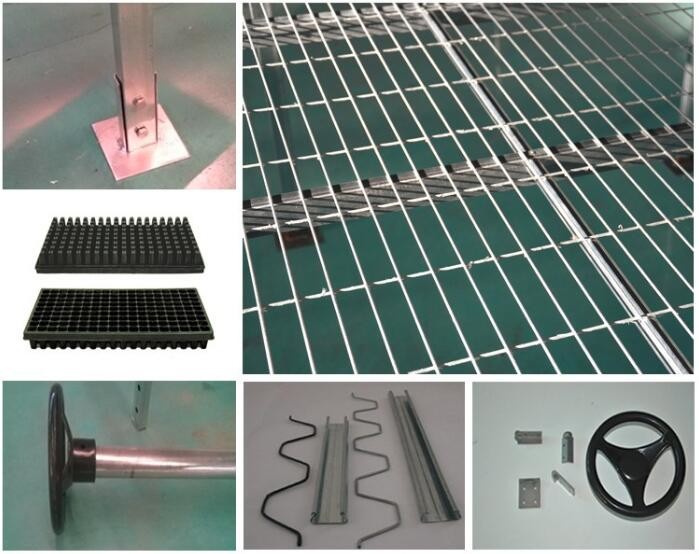 Greenhouse Seedbed Welded Mesh Fence Corrosion Resistance 30*130mm Mesh Hole