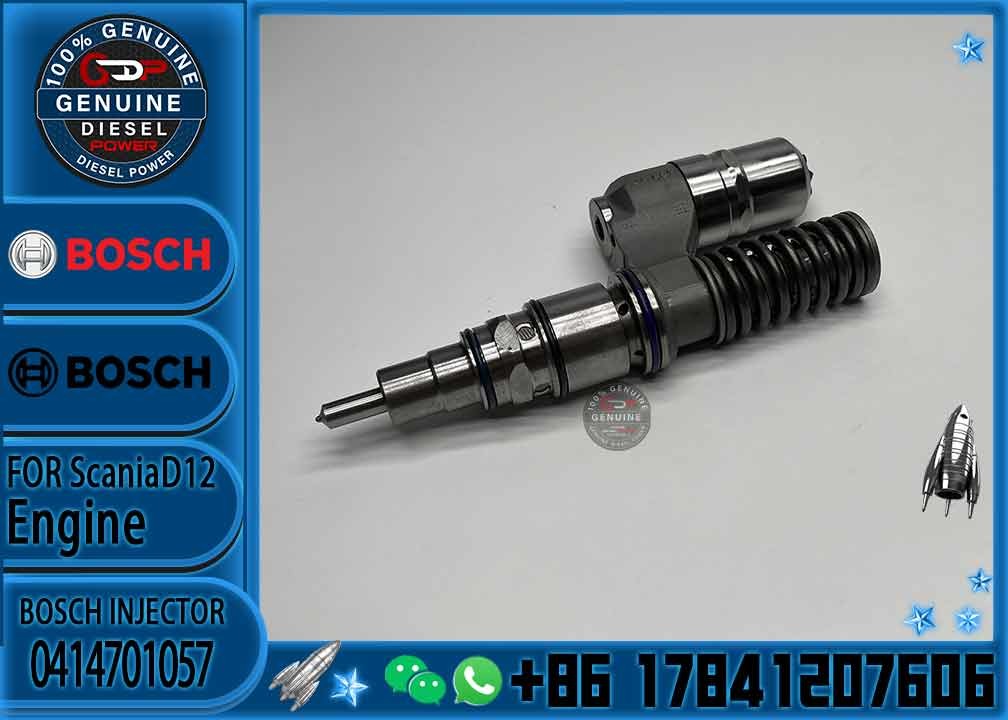 Remanufactured Diesel Fuel Injector 0414701067 0414701045 0414701057 For Bo-sch Scania DC11 Engine