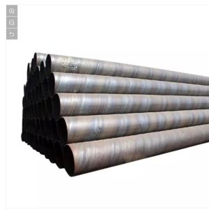 China Astm En 10217 Erw Round Tube S235 S355 Ss400 A36 Weld Black Punching Cutting on sale