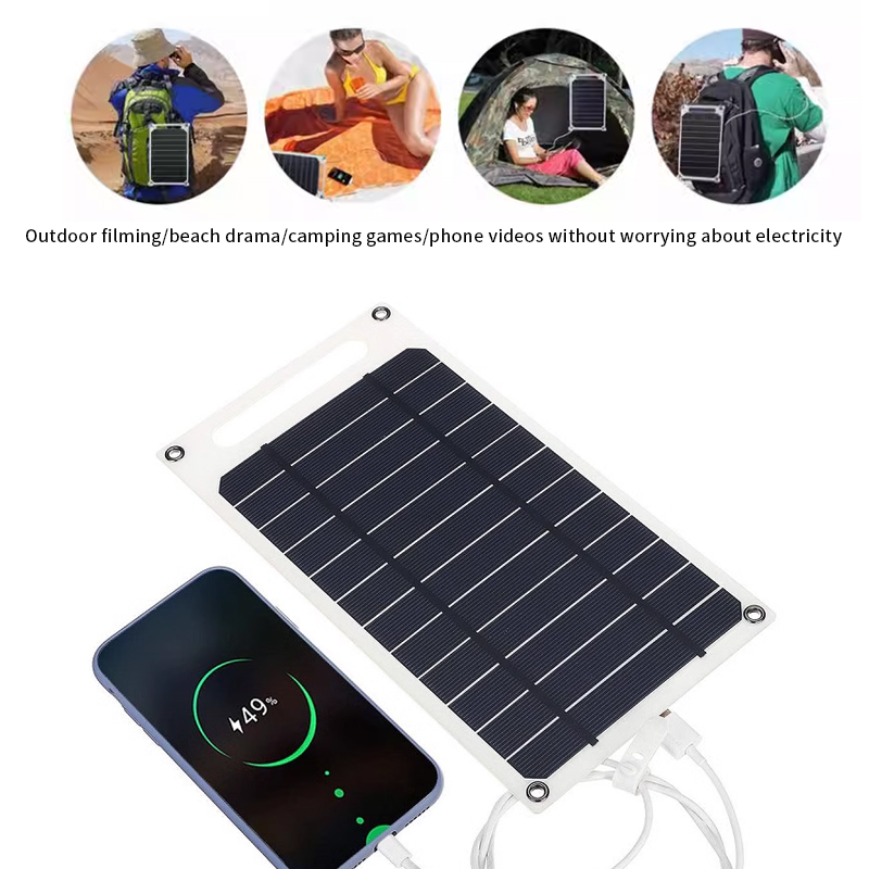 Portable 10W 5V Portable Mini Solar Panels For Outdoor Waterproof Hike Camping