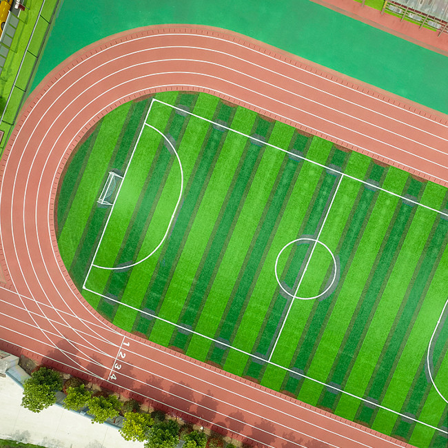 13mm Rubber Athletic Running Track Full Pour System Tartan Stadium Running Track