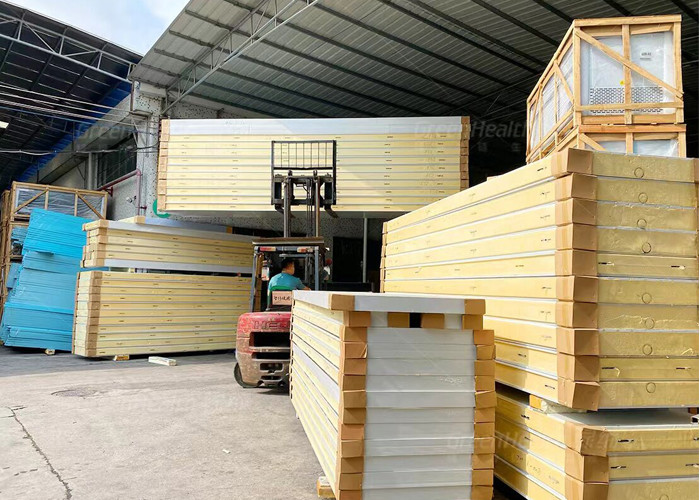 PU Panels Cold Storage Room Walk-In Freezer Modular Cold Rooms With Different Temperature