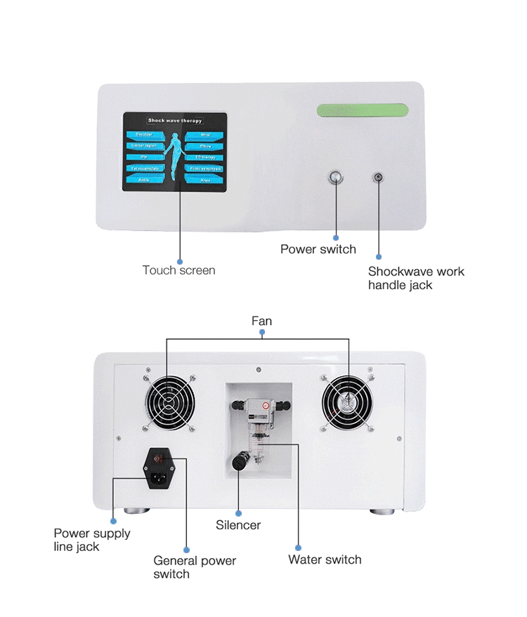 EWST Shockwave Therapy Machine Muscle Pain Relief Muscle Massage Machine Shock Wave