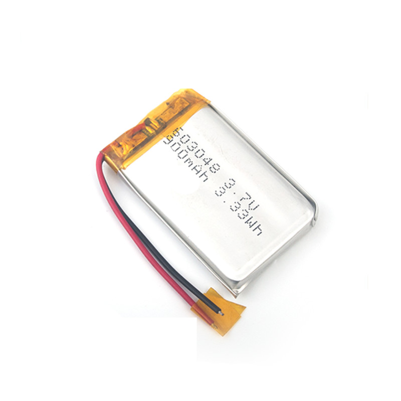 High Discharge Rate Battery 603048 Rechargeable 3.7 V 900mah Lipo Lithium Polymer Battery Pack RoHS