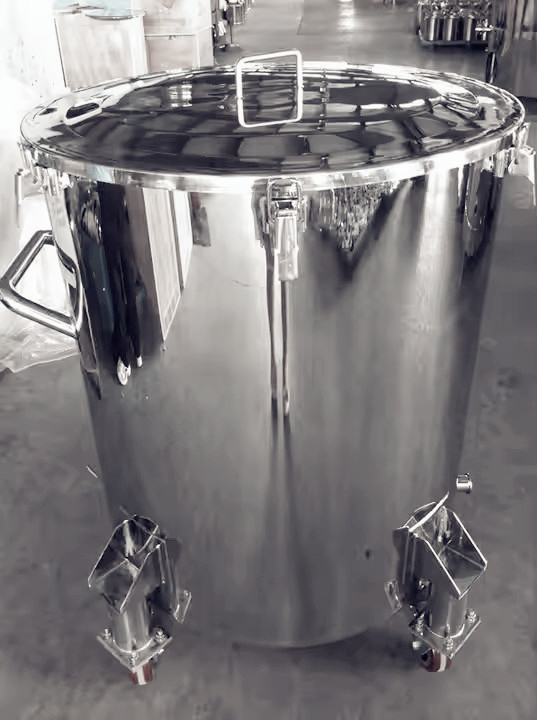Sanitary Vessel Cosmetic 316 Stainless Steel Chemical Storage Tank