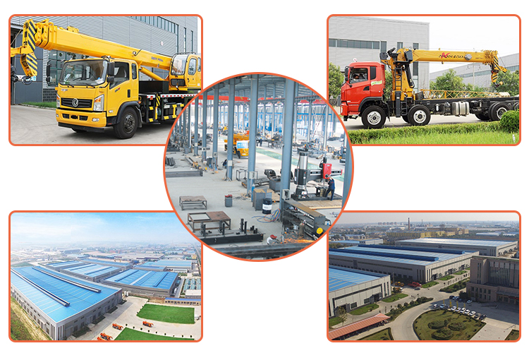 Mini Truck Lift Mobile Hydraulic Crane 8 Ton For Construction