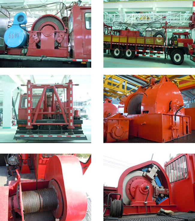 Single Arm Offshore Oil Rig Drawworks LBS Groove For Oil Field