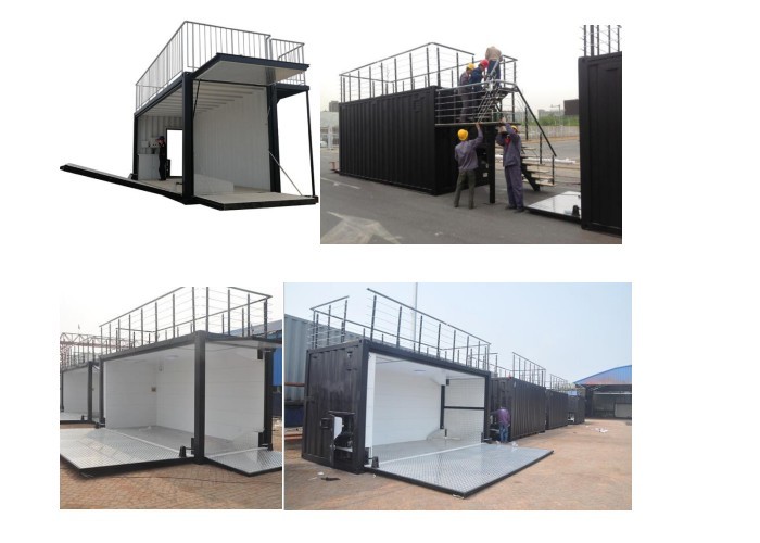 Topshaw Portable container Prefab Restaurant Outdoor Fast Food Kiosk Mobile Coffee Shop