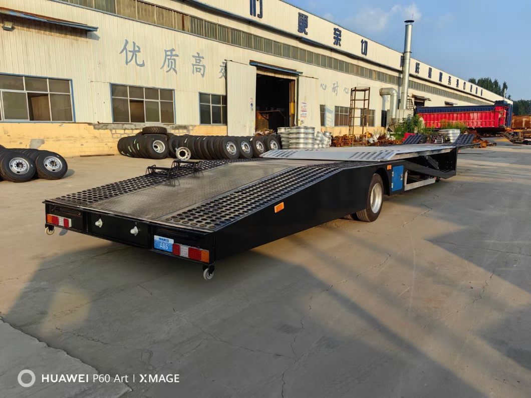 European Style Single Axle Lifting 4 Car/ SUV Transport Truck Trailer Pick up Trailer Frame