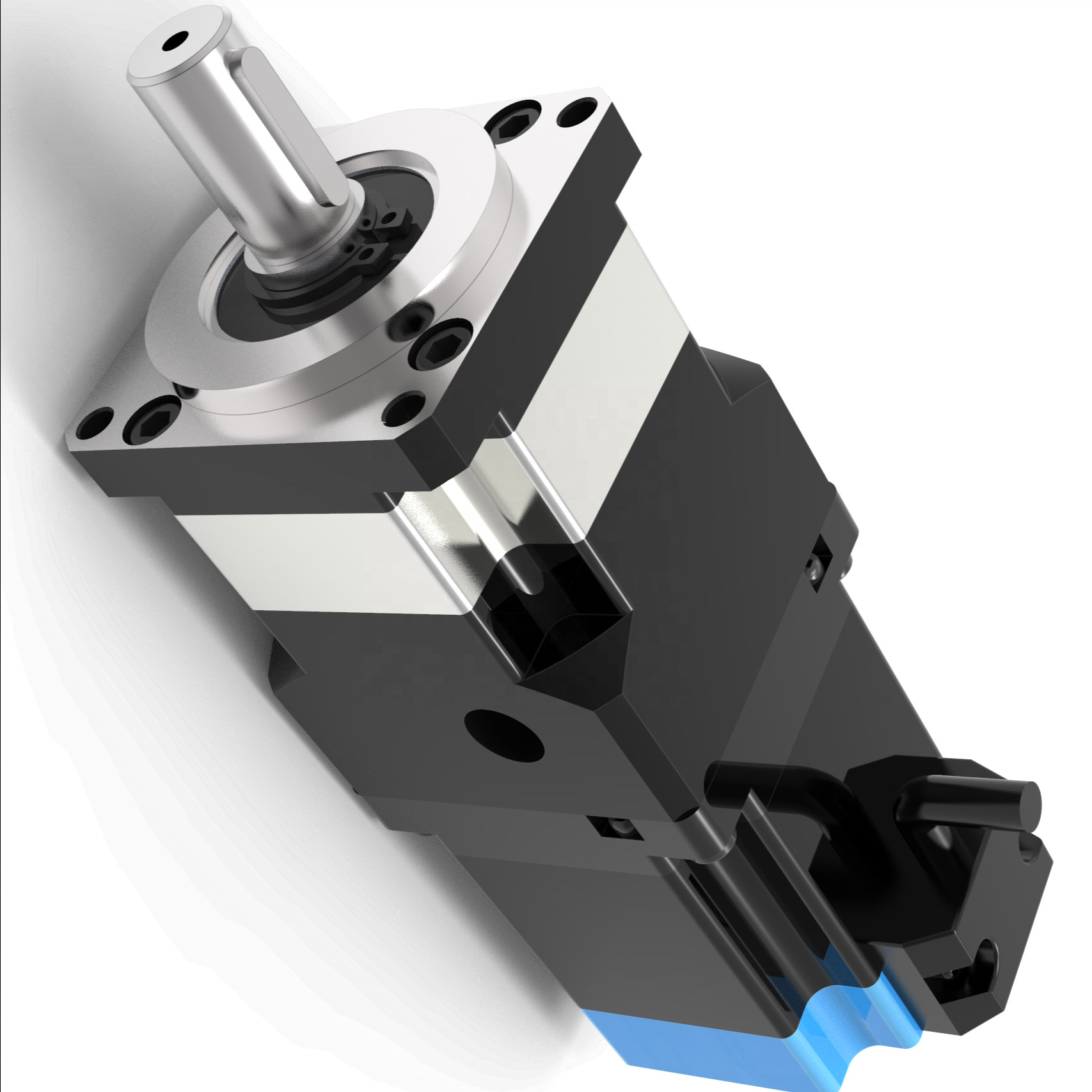 Ratio 4 Stepper Motor Planetary Gearbox 15 Arcmin Flange PS42