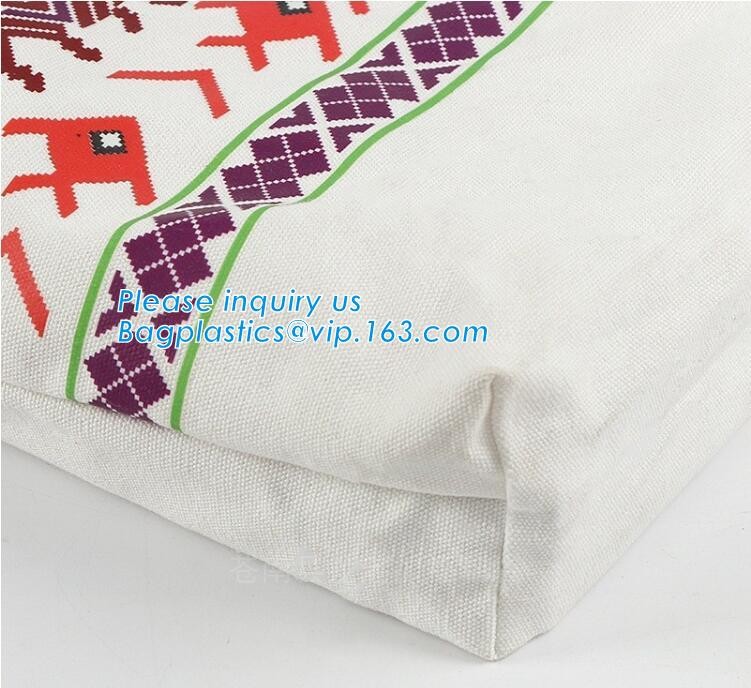 100% recycled organic cotton canvas calico drawstring bag with printing,custom print canvas cloth tote bags with printed