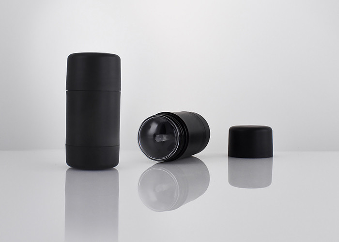 Matte Cylinder Deodorant Stick Container Bulk & Wholesale, Plastic PP PCR Deodorant Packaging With Bottom Filling