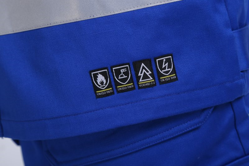IEC61482 Flame Retardant Jacket , 350gsm Electrical Safety Suit