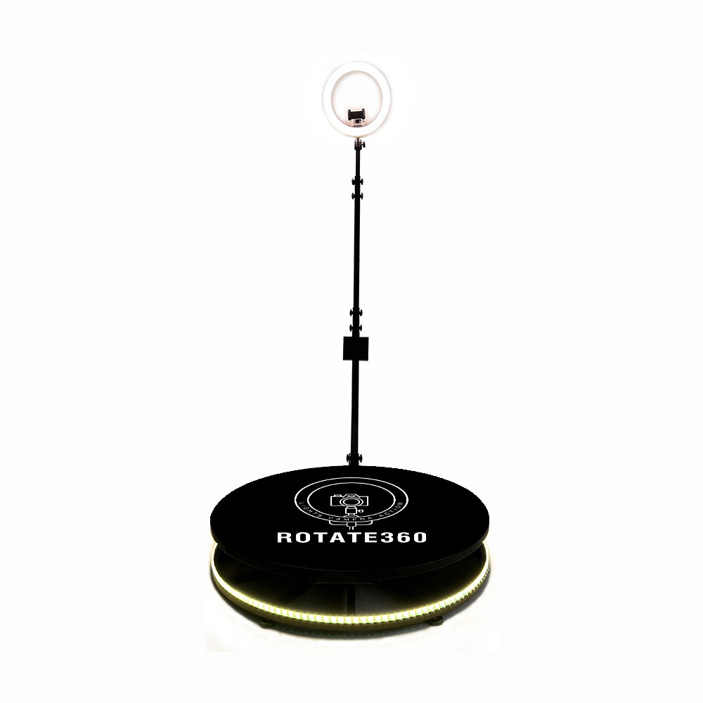Remote Control 360 Video Photo Booth Spinner Rotating With LED light