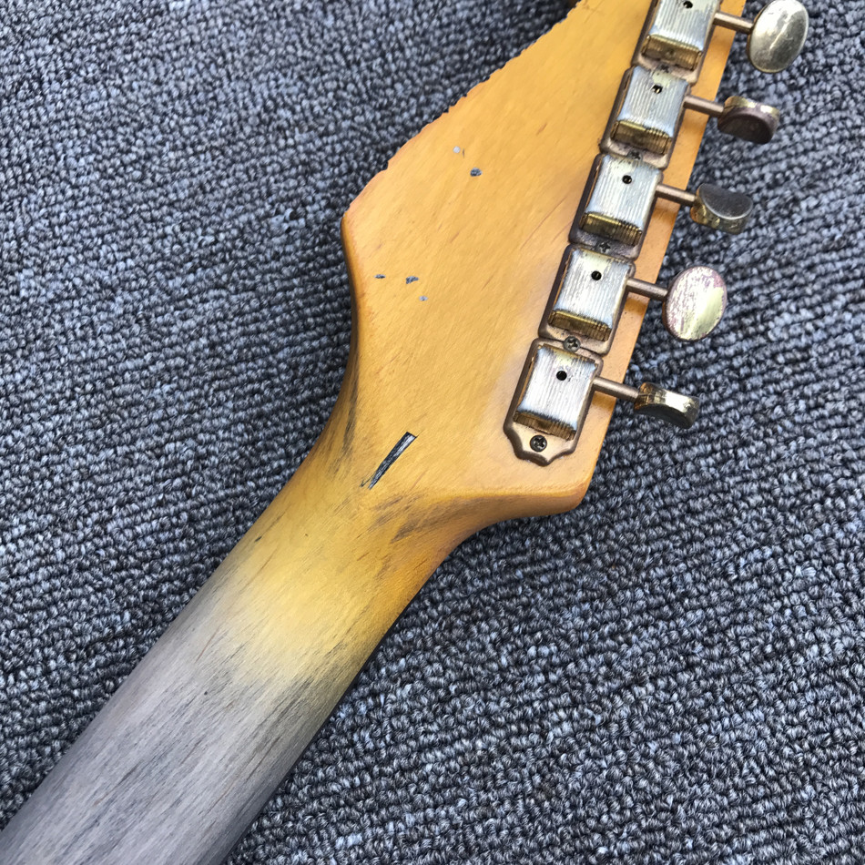 New high quality custom relic electric guitar, Rosewood Fingerboard relic electric guitar