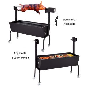 Suckling Pig Lamb Skewer Roast Chicken BBQ Grill with Oxygen Depletion Safety Device