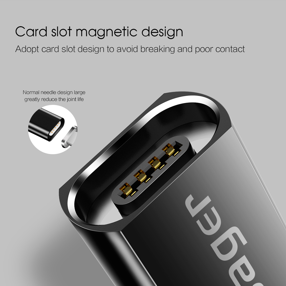 LED Data Transfer Magnetic Fast Charging Cable 1M 2M 3M 3 In 1 For All Micro Interface Devices