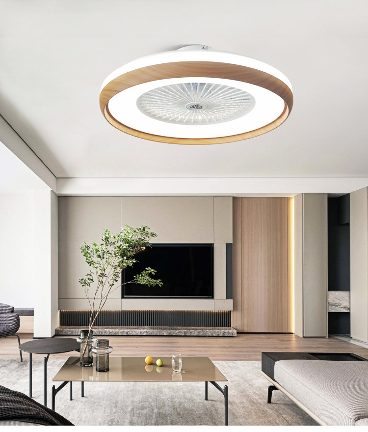 3000-6000k LED Ceiling Fan for Bedroom CB Certified and Mountable on Ceiling Box