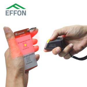 1D 2D Mini Bluetooth Wireless Barcode Scanner Wearable Outside Waterproof