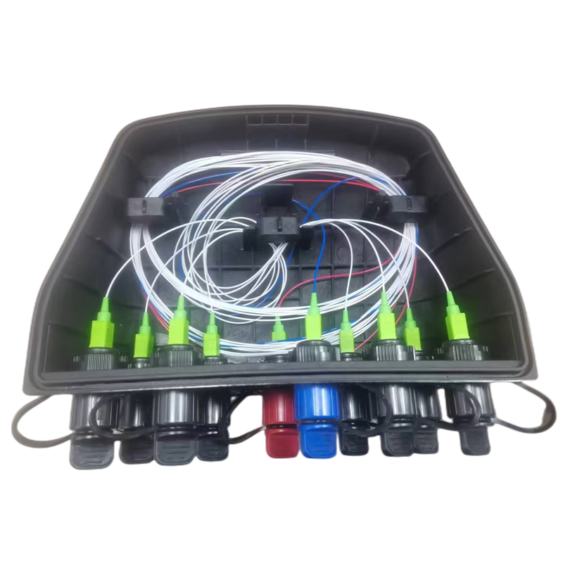 1*9 SC/UPC PLC Splitter Fiber Optic Nap Box Withstands Temperatures from -40C to 85C