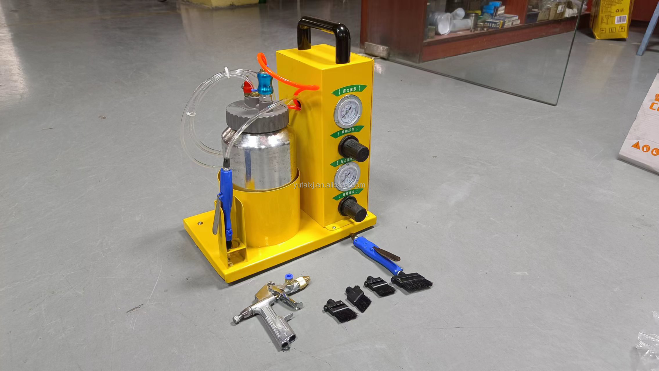 Small Glue Brushing Machine Water Based Versatile