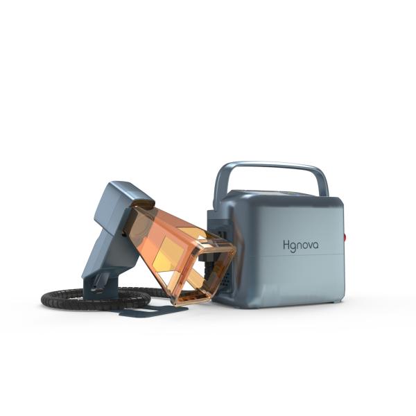 Quality 50W Portable Handheld Laser Fiber Marking Machine Mini Fiber Optic Engraving for Lettering Coding New Condition DXF PLT BMP for sale