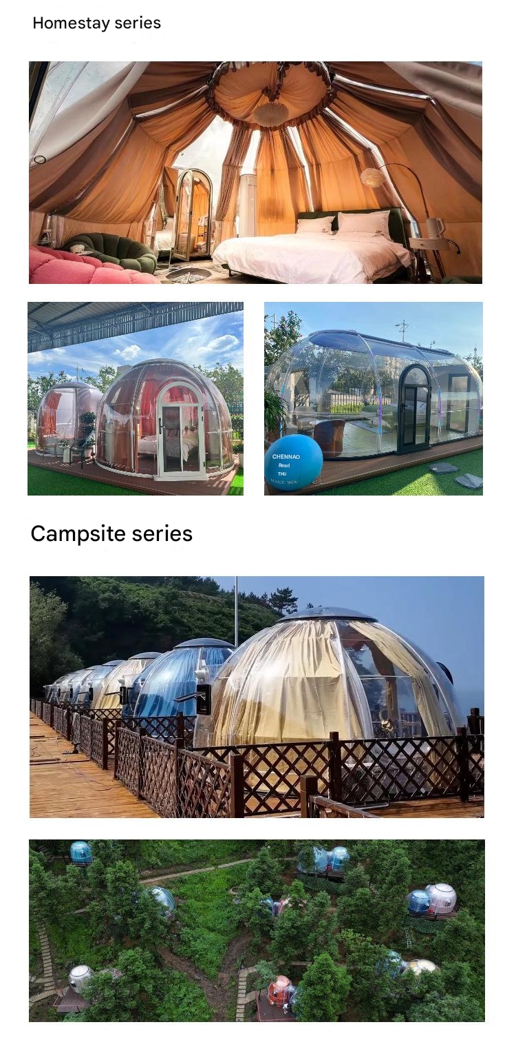 Transparent pc Panoramic Star Room Homestay Hotel net Red Bubble House awning outdoor tent