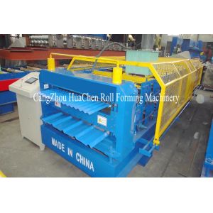 Popuar Size Metal Roof Double Layer Roll Forming Machine With Safe Cover