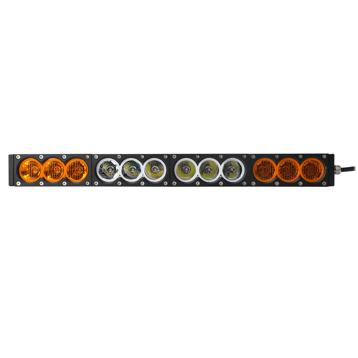 H Style 120W White to Yellow Color 12pcs 10W CREE LED LIGHT BAR 6000K 10-30V Combo Beam,Flood Beam, Spot beam