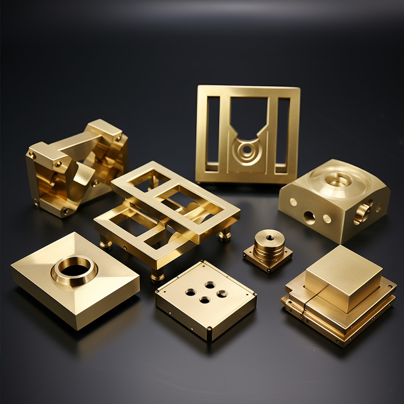 High Precision Machining Small Parts Brass Machined Parts CNC Milling Service