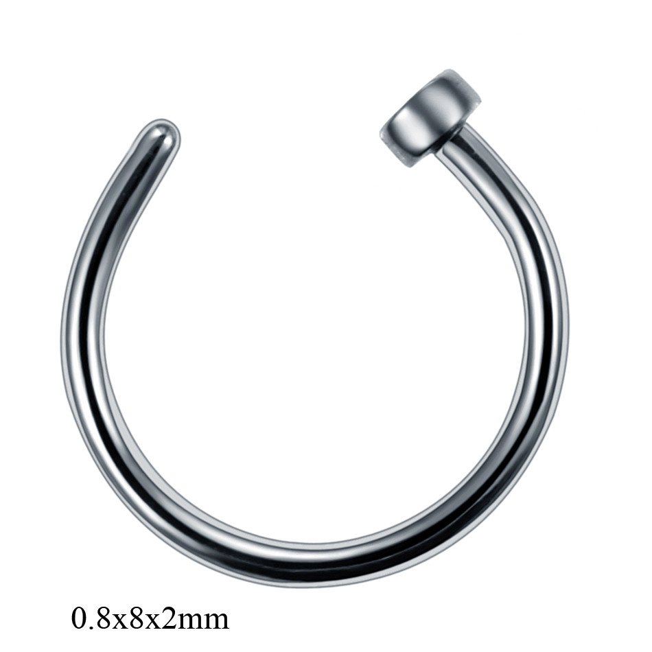 Korean style newest fashion body piercing jewelry stainless steel jewelry nose ring