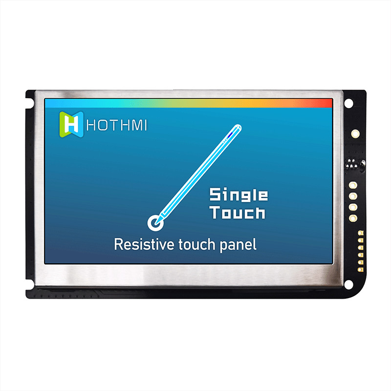 4.3 Inch UART Resistive Touch Screen TFT LCD 800x480 Display With Lcd Controller Board