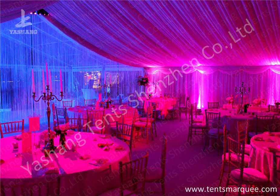 Beautiful Partition Wall Decorated Aluminum Large Outdoor Wedding Tents 20x30M