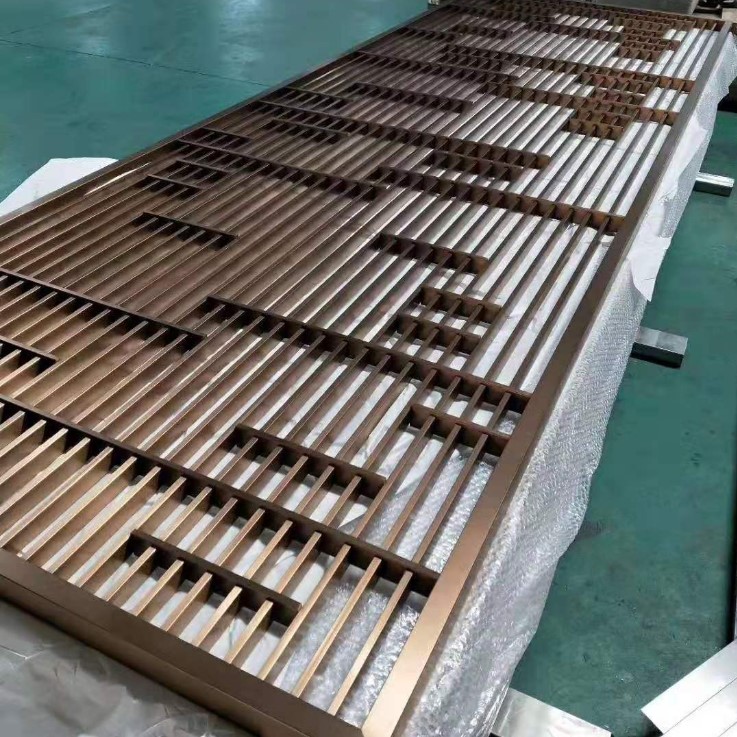 Chinese traditional metal decorative laser cut screen room panels