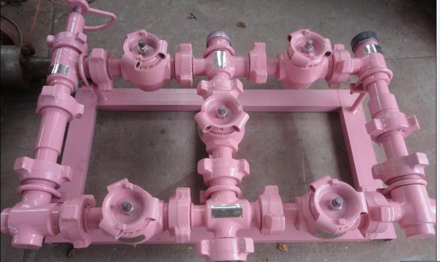 Durable Well Pressure Test Manifold 3" 10000psi For Oil Well Flow Control