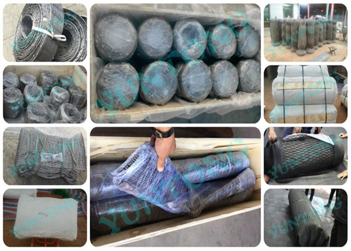 Soft Flex Black Oxidation Aisi304 Stainless Steel Cable Netting High Durability