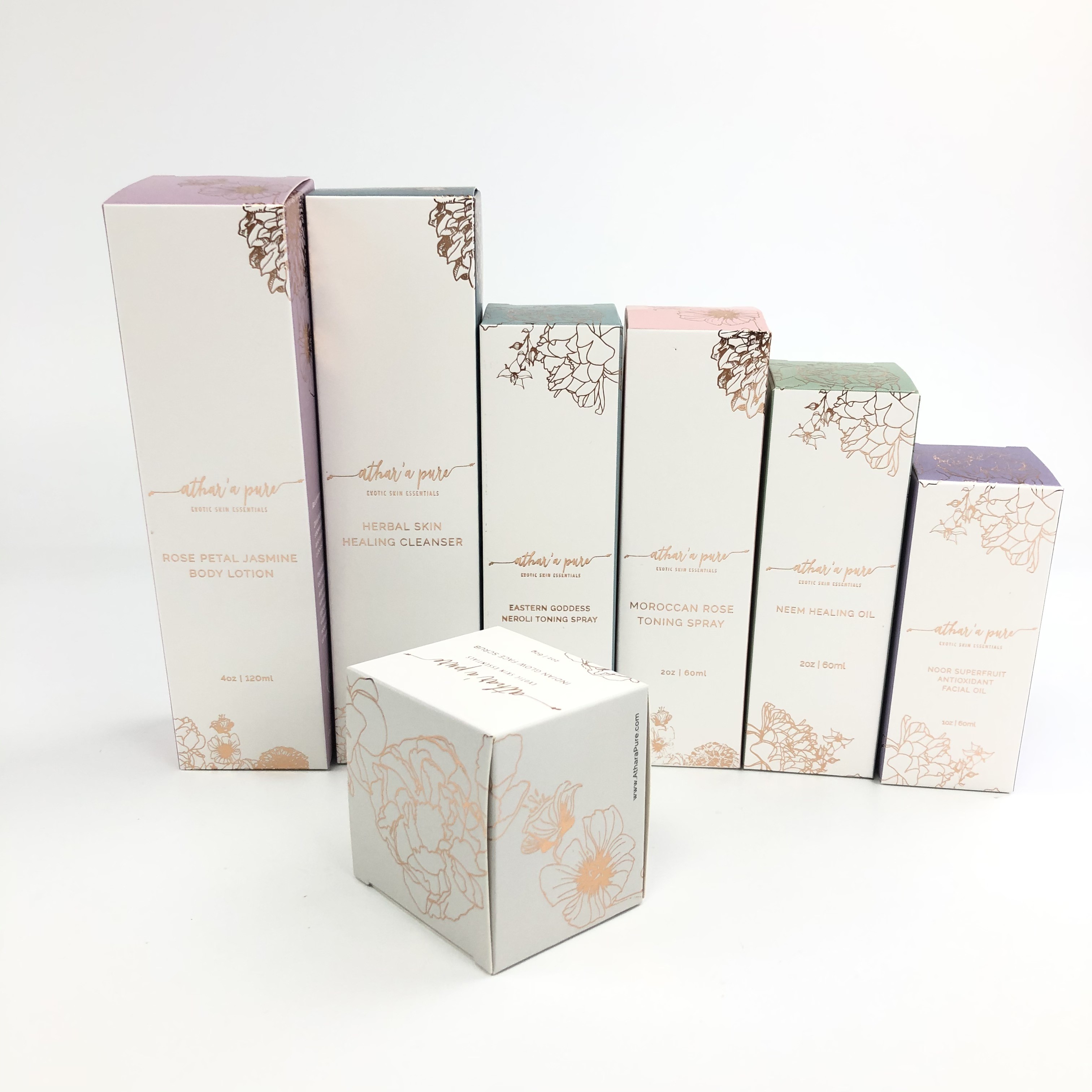 Cosmetic Packaging Paper Box Recycled Colour Printing Logo Custom Eyelash Packaging Box With Gold Foil Stamping