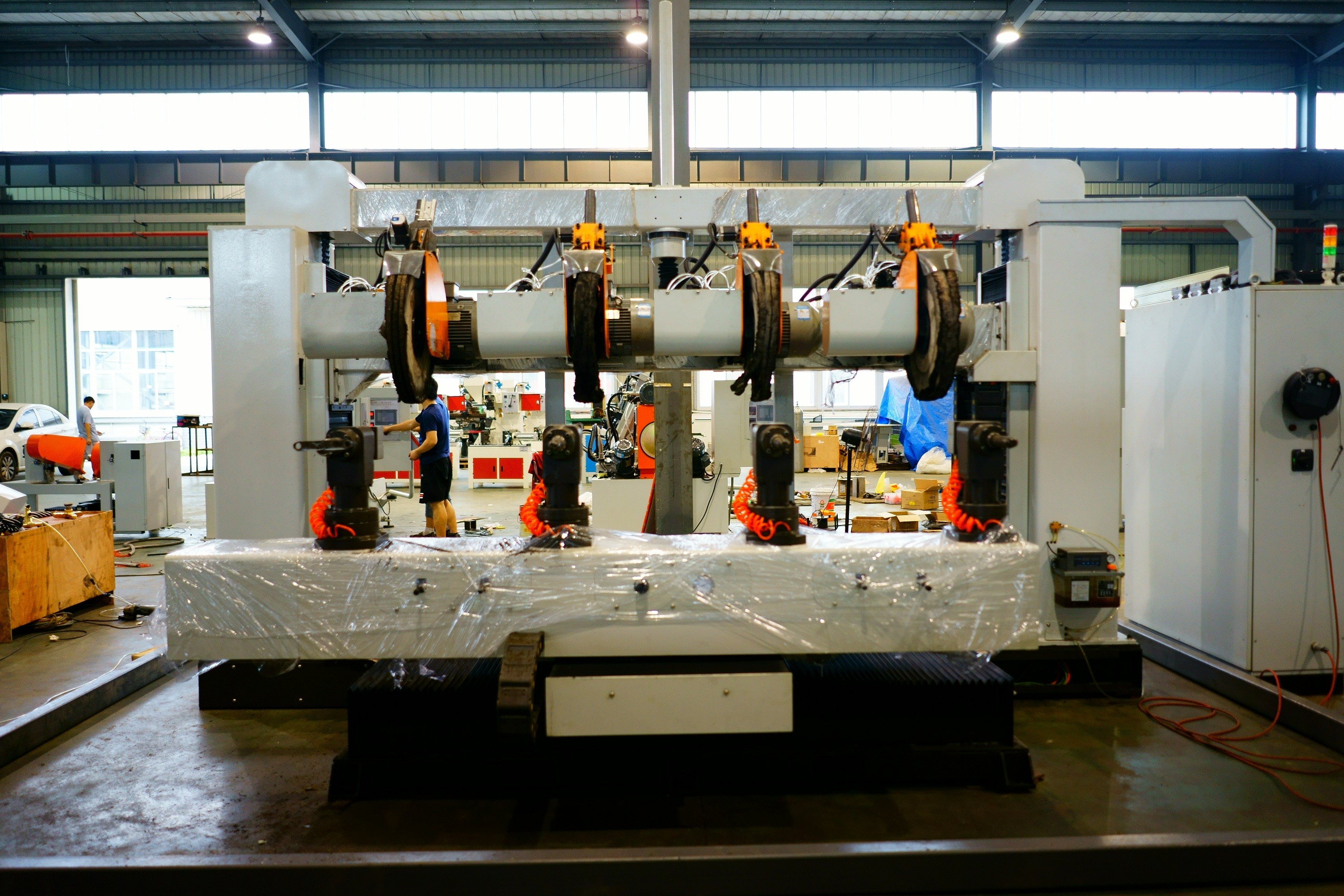 Professional Service Cloth Mirror Polishing Machine For Faucets Manufacturing Plant