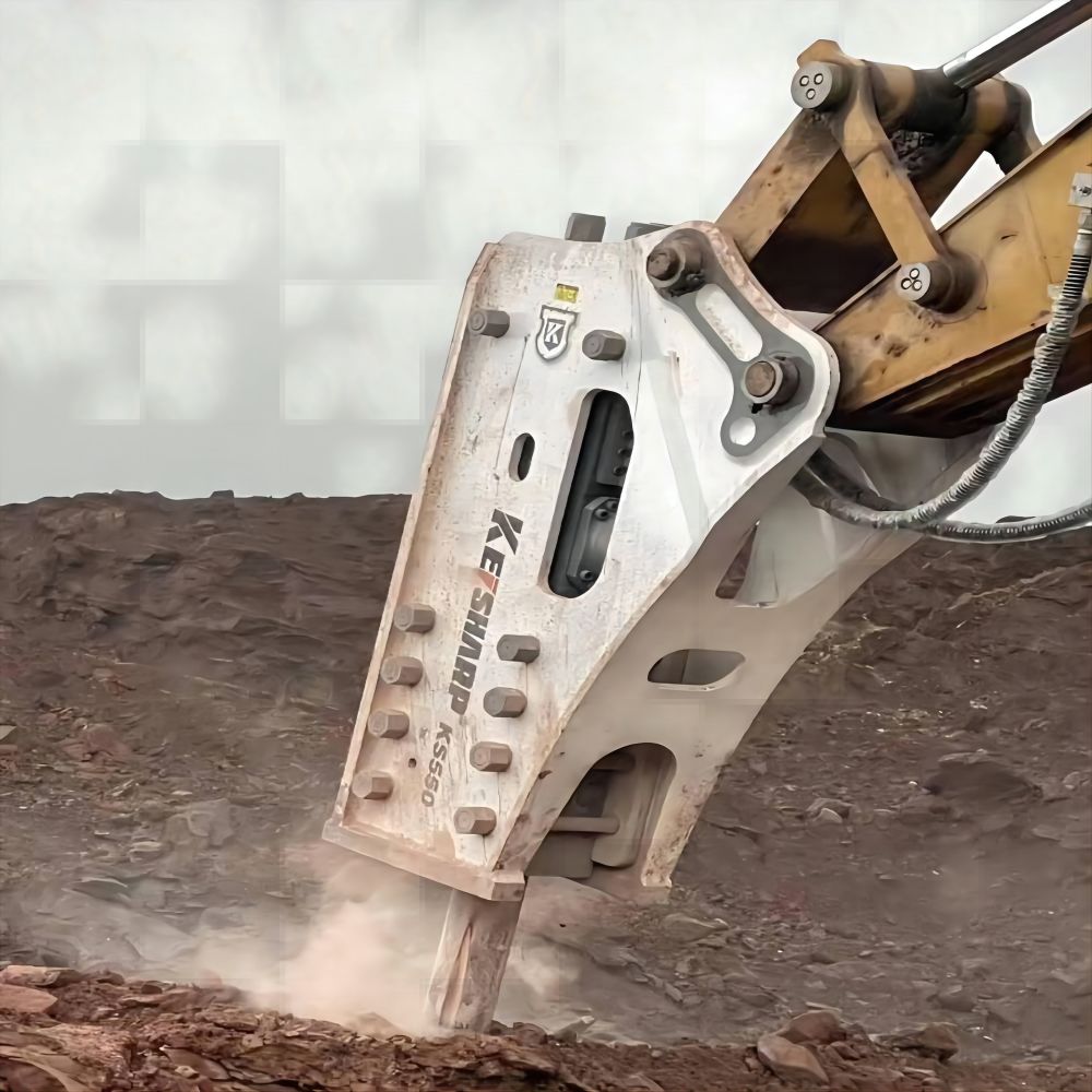 Wear Resistant Alloy Box Type Hydraulic Breaker KS550 For Construction