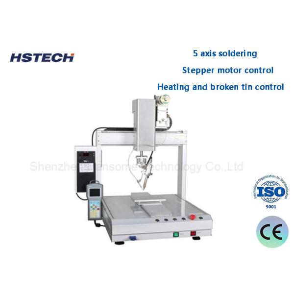 Precision R Axis Single Head PCB Soldering Machine with Automatic Cleaning