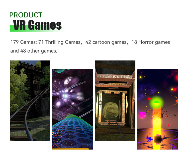 Double Seats 9d Roller Coaster Game VR Simulator Slide With Thrilling Experience
