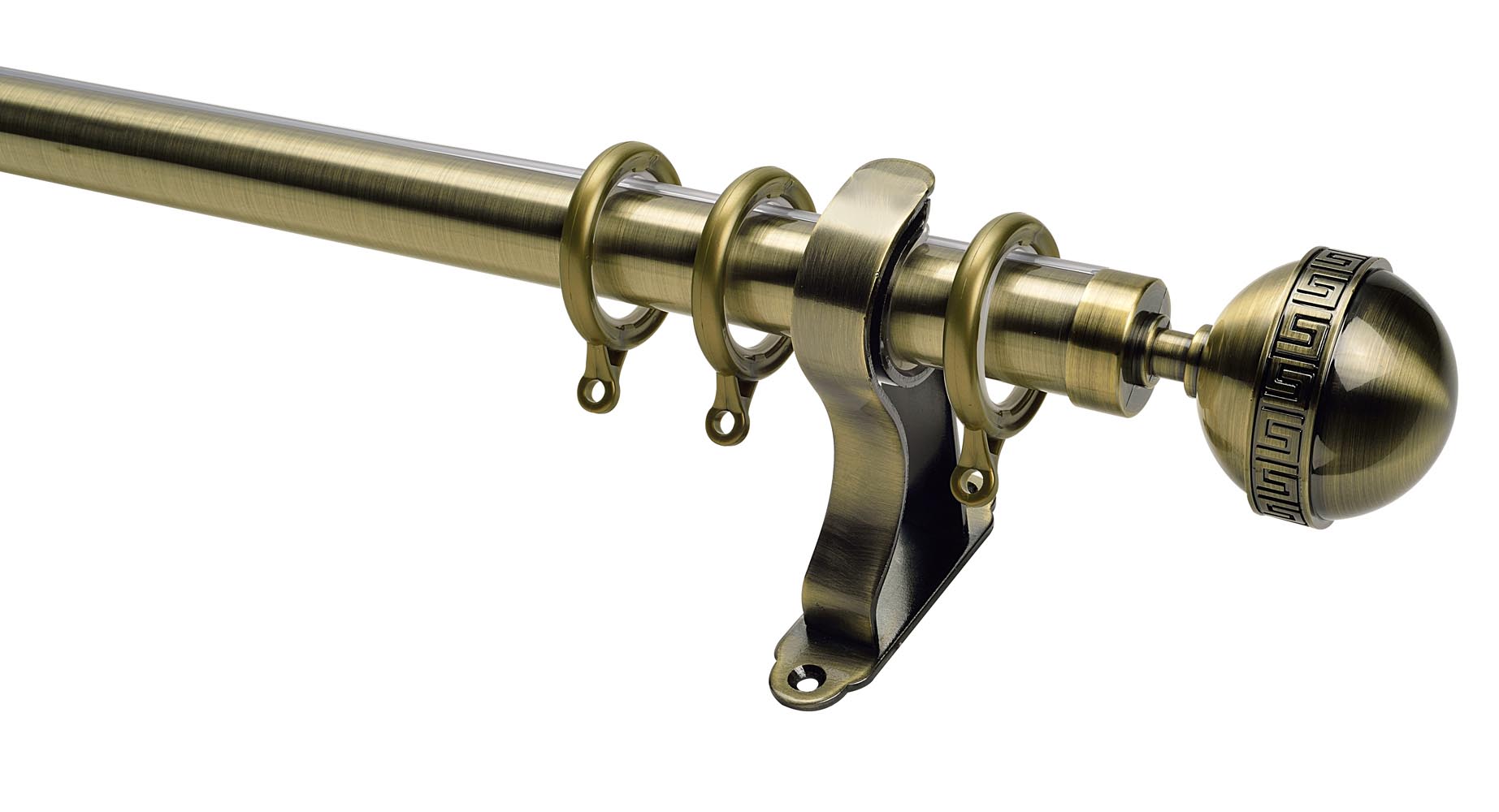 Aluminum Alloy Metal Curtain Rod Sets For Home Window Decoration