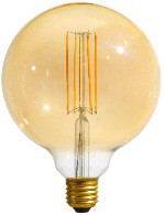 LED Filament 8w G80 800 LM Interior light bright energy efficient retro transparent European bedroom living room LAMP