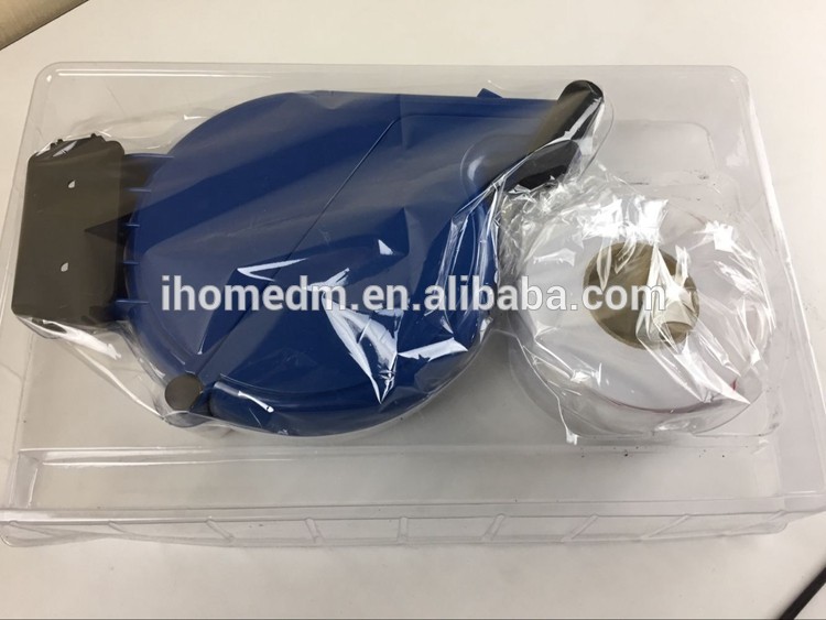 plastic queueu number 0-999 roller paper box with metal tabletop stand