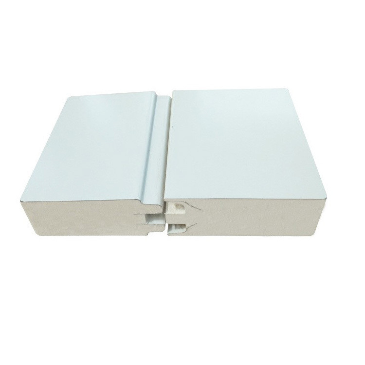 B1 Fireproof Grade White PU Sandwich Panel For Heat And Sound Compressive Strength
