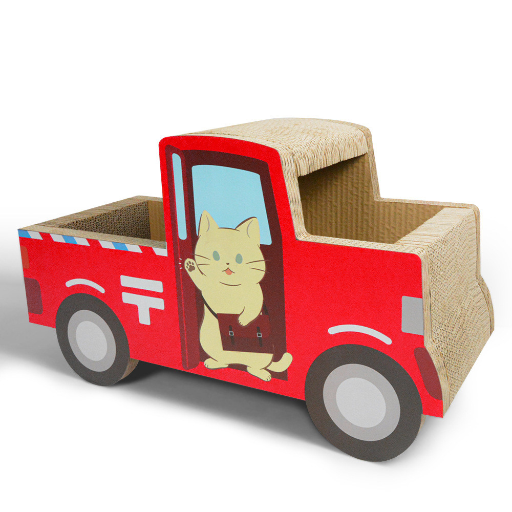 Corrugated Cardboard Cat Scratcher Car Shaped Cat Scratcher OEM ODM